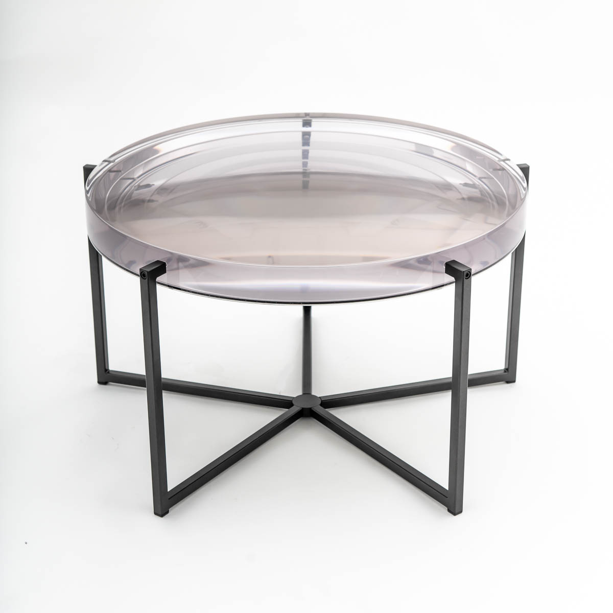 High end luxury coffee table made of resin,