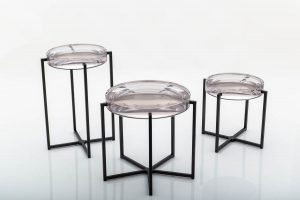 High end luxury coffee table made of resin,